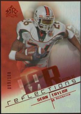 Sean Taylor [Red] #139 Football Cards 2004 Upper Deck Reflections