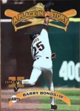 Barry Bonds #49 Baseball Cards 1998 Sports Illustrated Then & Now