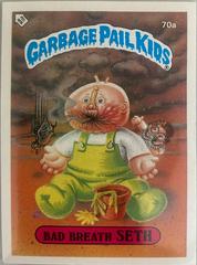 Bad Breath Seth #70A Garbage Pail Kids 1985 Mini Prices