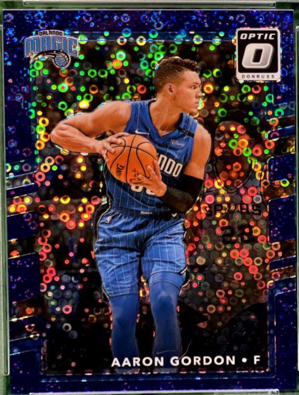 Aaron Gordon [Fast Break Gold] #106 Basketball Cards 2017 Panini Donruss Optic