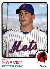 Matt Harvey #16 Baseball Cards 2014 Topps Archives Prices