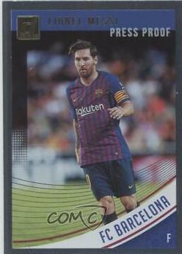 Lionel Messi [Press Proof Silver] #1 Soccer Cards 2018 Panini Donruss