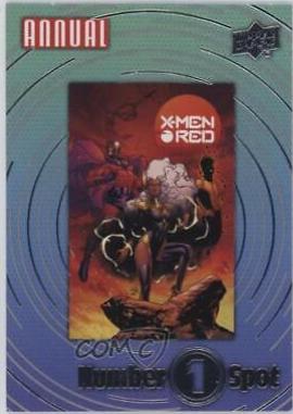 X-Men Red #N1S-24 Marvel 2022 Upper Deck Annual Number 1 Spot