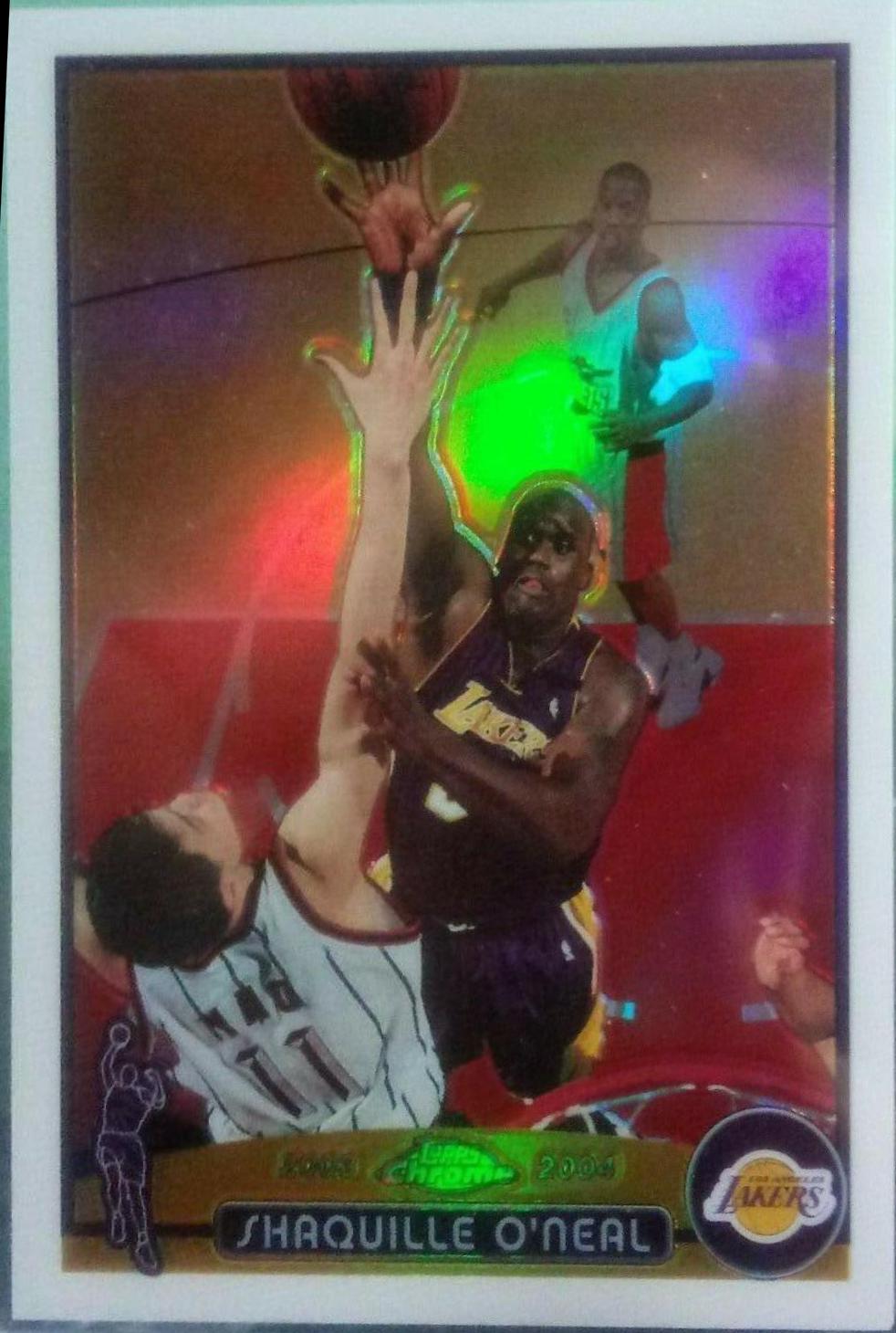 Shaquille O'Neal [Refractor] #34 Basketball Cards 2003 Topps Chrome