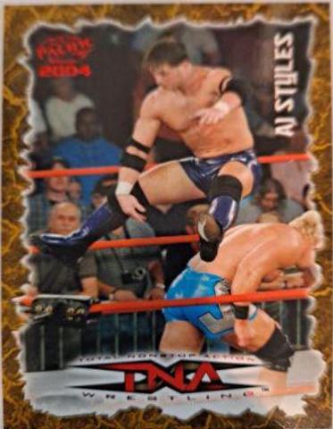 AJ Styles #71 Wrestling Cards 2004 Pacific TNA