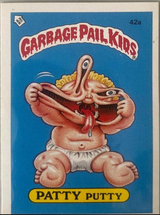 Patty Putty #42A Garbage Pail Kids 1985 Mini