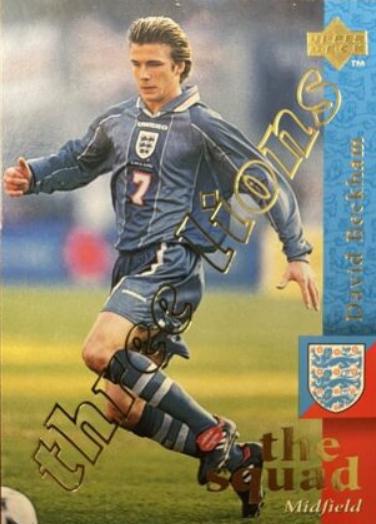 David Beckham #86 Soccer Cards 1997 Upper Deck England