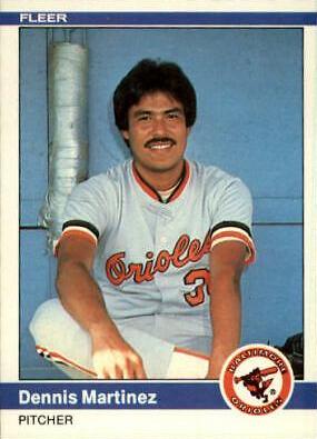 Dennis Martinez #11 Baseball Cards 1984 Fleer