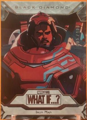 Iron Man #BD37 Marvel 2023 Upper Deck What If Black Diamond