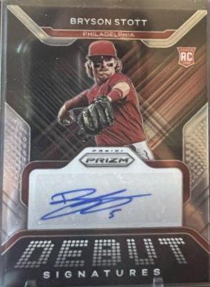 Bryson Stott #DS-BS Baseball Cards 2022 Panini Prizm Debut Signatures