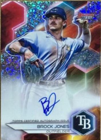 Brock Jones [Mini Diamond] #B23-BJ Baseball Cards 2023 Bowman's Best of Autographs