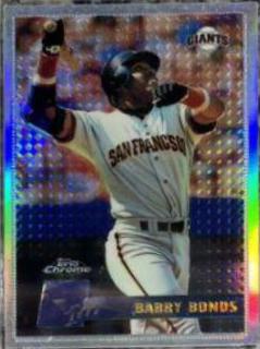 Barry Bonds 1996 Topps Chrome hot Refractor