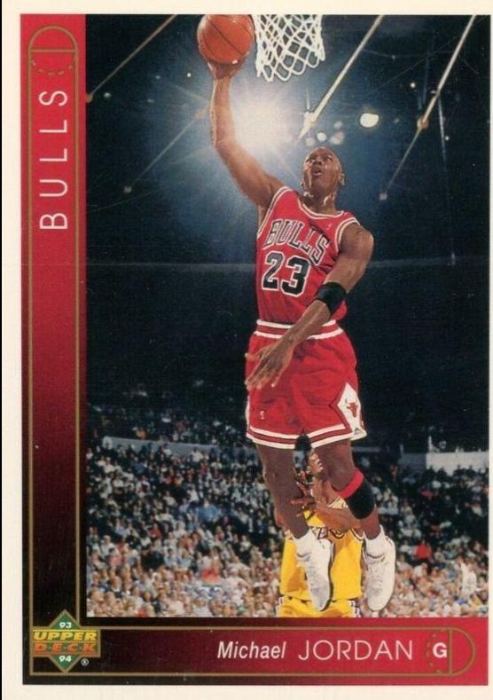 Michael Jordan #23 Basketball Cards 1993 Upper Deck