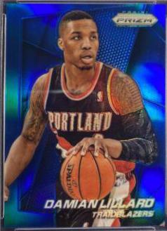 Damian Lillard [Blue Prizm] #1 Basketball Cards 2014 Panini Prizm