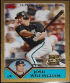 Josh Willingham [Gold] #T222 Baseball Cards 2003 Topps Traded