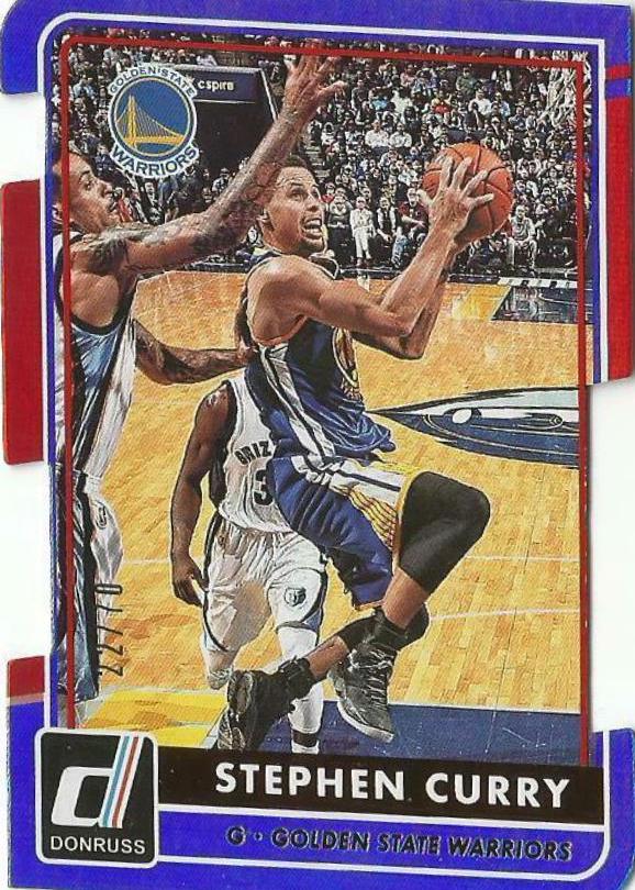 Stephen Curry [Inspirations Die Cut] #120 Basketball Cards 2015 Panini Donruss