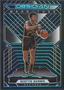 Scottie Barnes [Orange] #10 Basketball Cards 2021 Panini Obsidian Magnitude