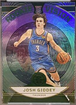 Josh Giddey [Green] #5 Basketball Cards 2021 Panini Illusions Rookie Vision