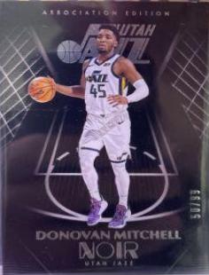 Donovan Mitchell #9 Basketball Cards 2019 Panini Noir