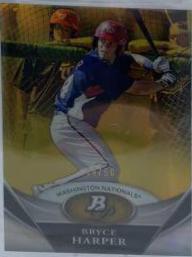 Bryce Harper [Gold Refractor] #BPP1 Baseball Cards 2011 Bowman Platinum Prospects