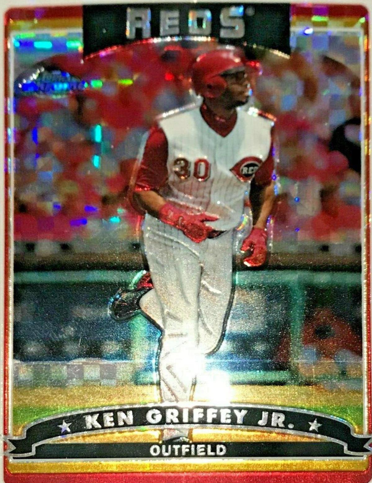 Ken Griffey Jr. [Xfractor] #221 Baseball Cards 2006 Topps Chrome