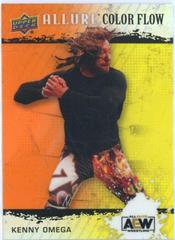 Kenny Omega [Orange Yellow] #R-12 Wrestling Cards 2022 Upper Deck Allure AEW Color Flow Prices