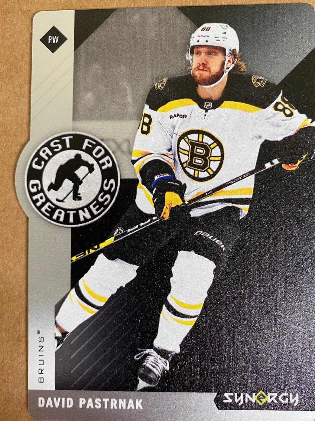 David Pastrnak #CG-8 Precios | 2023 Upper Deck Synergy Cast for ...