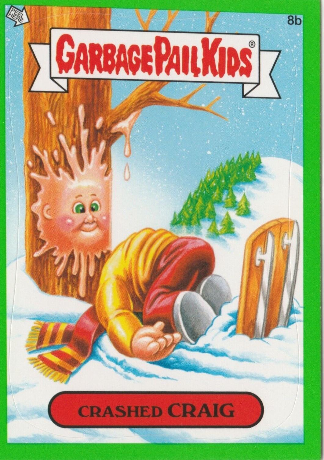 Crashed CRAIG [Green] #8b 2012 Garbage Pail Kids