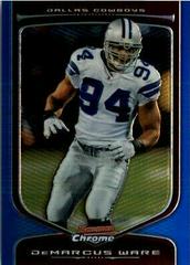 DeMarcus Ware [Blue Refractor] #106 Football Cards 2009 Bowman Chrome Prices