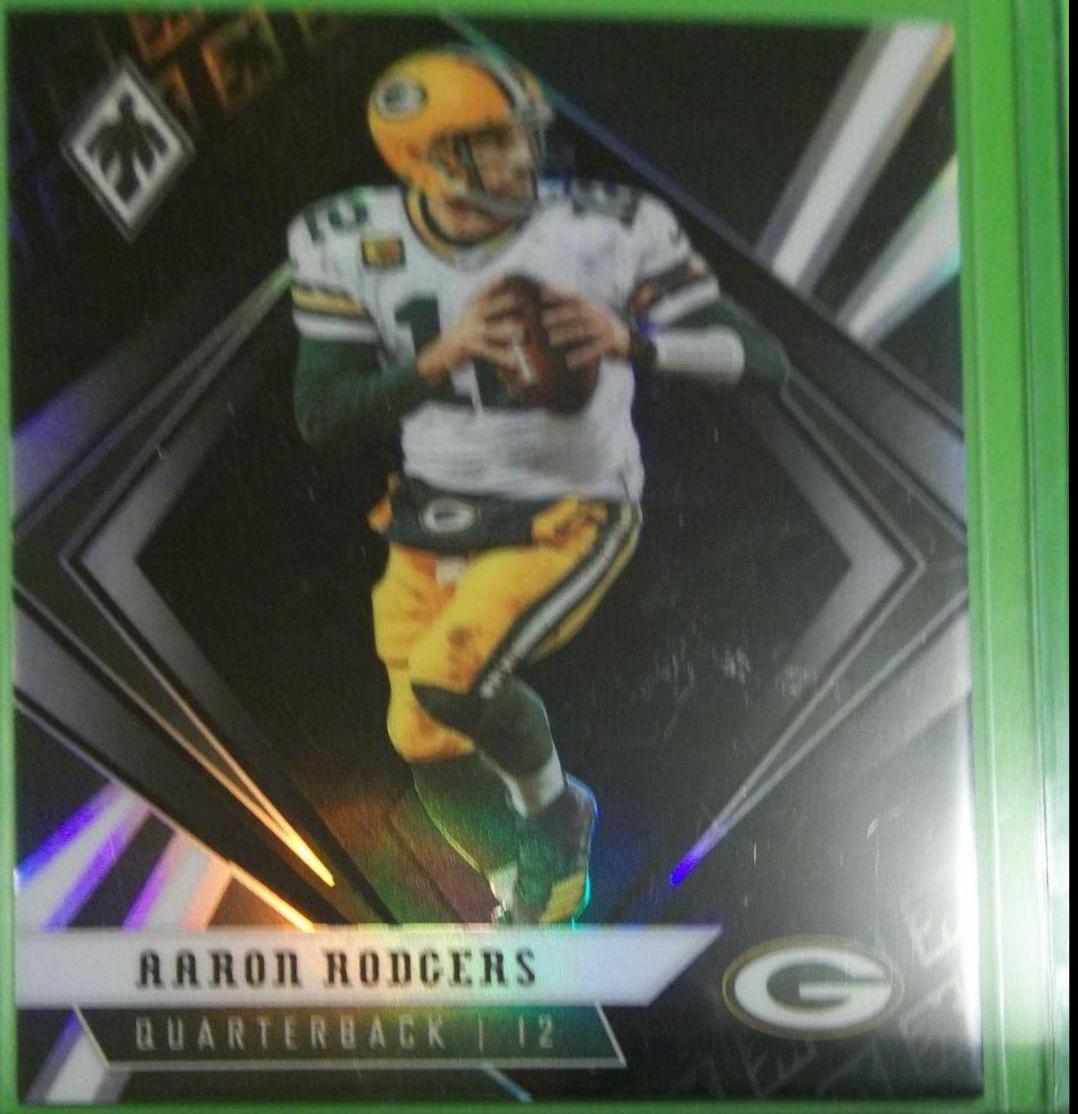 Aaron Rodgers [Black] #19 Football Cards 2020 Panini Phoenix