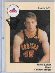 Brian Martin #79 Basketball Cards 1989 Procards Cba Prices