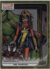 Ms. Marvel [Yellow Rainbow] #155 Marvel 2023 Upper Deck Platinum Prices