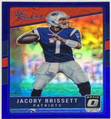 Jacoby Brissett [Blue] #9 Football Cards 2016 Panini Donruss Optic the Rookies