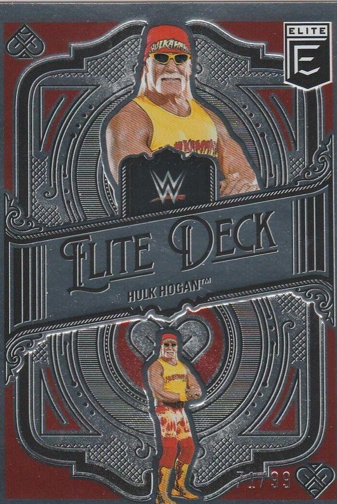 Hulk Hogan [Red] #7 Wrestling Cards 2023 Donruss Elite WWE Elite Deck