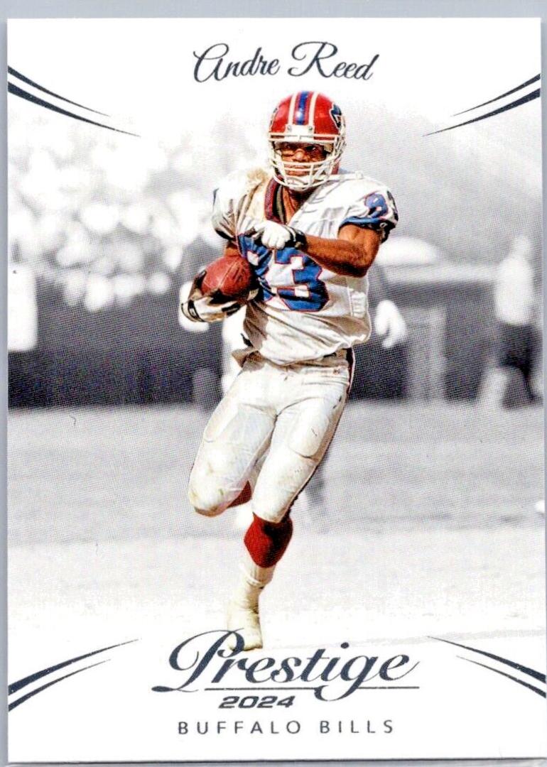 Andre Reed 37 Prices 2024 Panini Prestige Football Cards