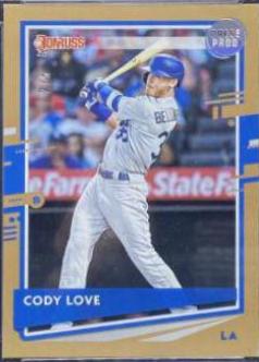 Cody Bellinger [Press Proof] #84 Baseball Cards 2020 Panini Donruss