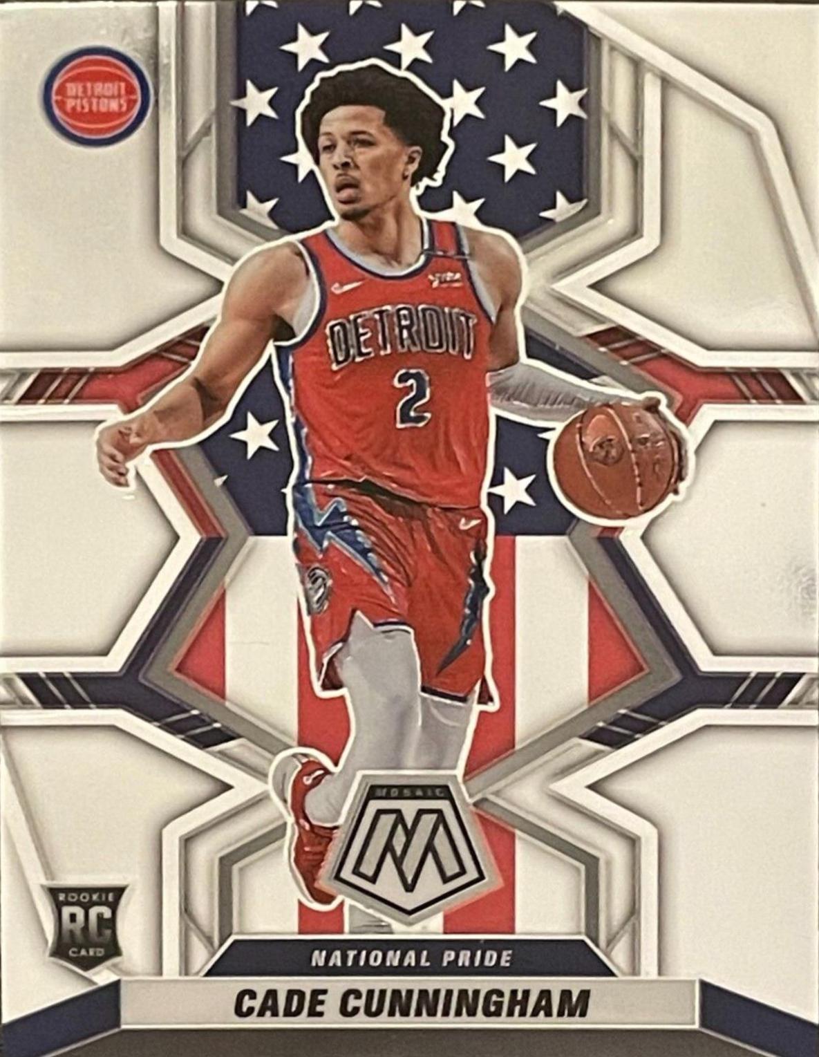 Cade Cunningham 260 Prices Rookie 2021 Panini Mosaic Basketball