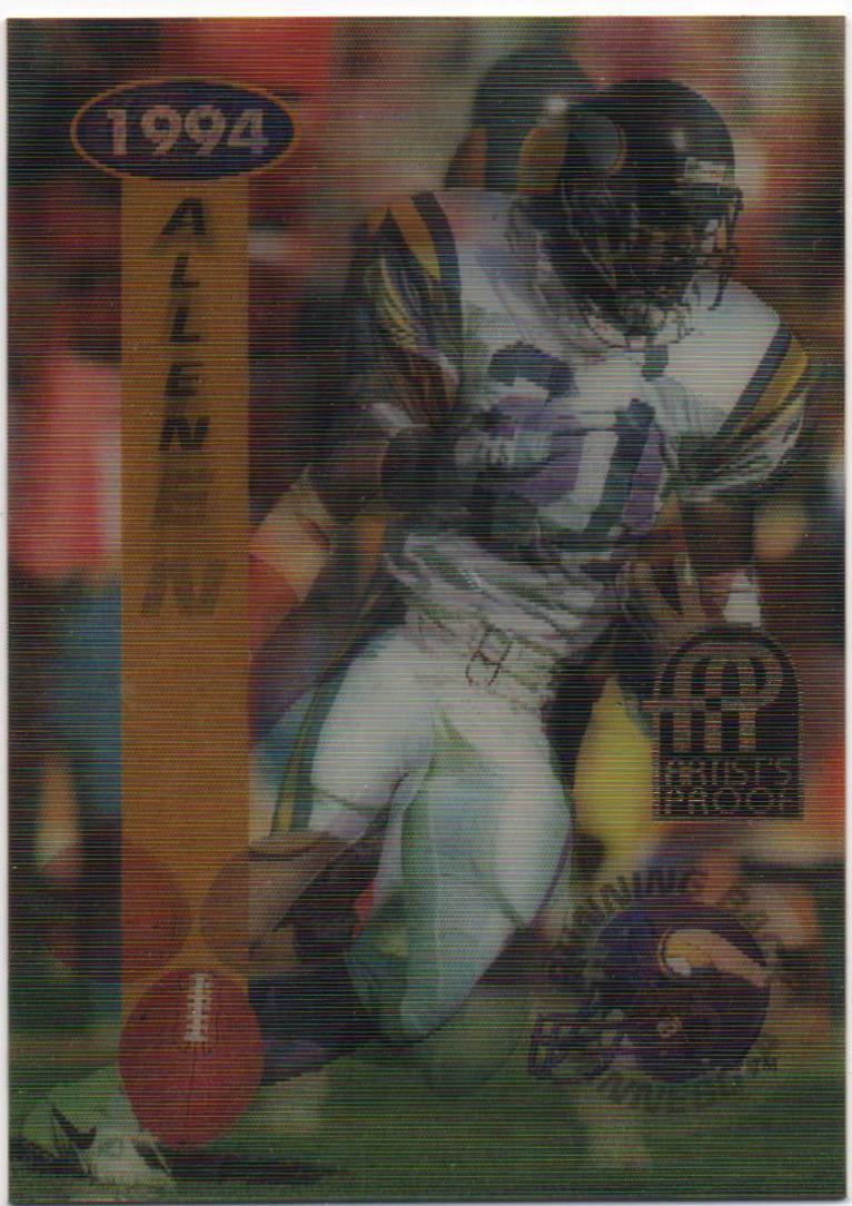 Terry Allen [Artist's Proof] #46 Football Cards 1994 Sportflics