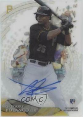 Gregory Polanco [Autograph] #HT-GP Baseball Cards 2014 Topps High Tek