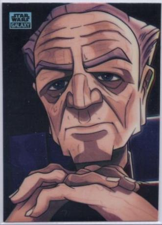 Chancellor Palpatine #AS-1 Star Wars 2024 Topps Chrome Galaxy Art of the Sith