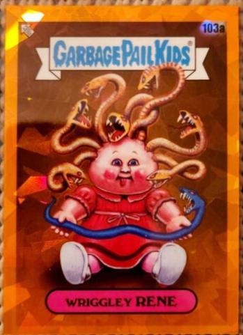 Wriggley RENE [Orange] #103a Garbage Pail Kids 2021 Sapphire