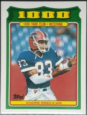 Andre Reed #28 Football Cards 1988 Topps 1000 Yard Club