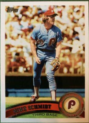 Mike Schmidt #50 Baseball Cards 2011 Topps