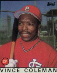 Vince Coleman #370 Prices [Rookie] | 1986 Topps | Baseball Cards