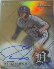 Spencer Torkelson [Gold Refractor] #BSPA-ST Baseball Cards 2021 Bowman Sterling Prospect Autographs Prices