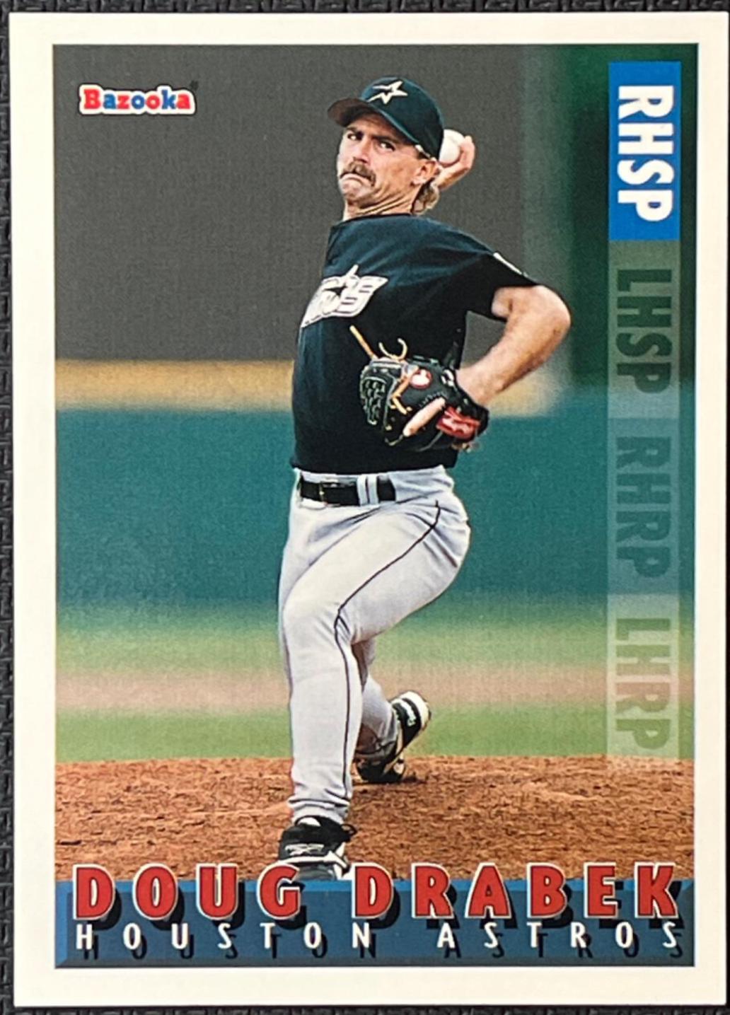 Doug Drabek #107 Baseball Cards 1995 Bazooka