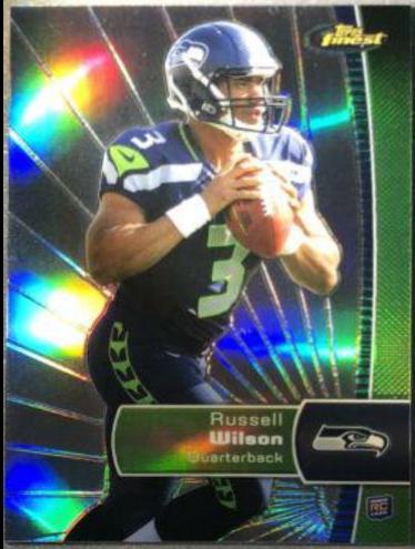 Russell Wilson 2012 Topps deals Finest RC