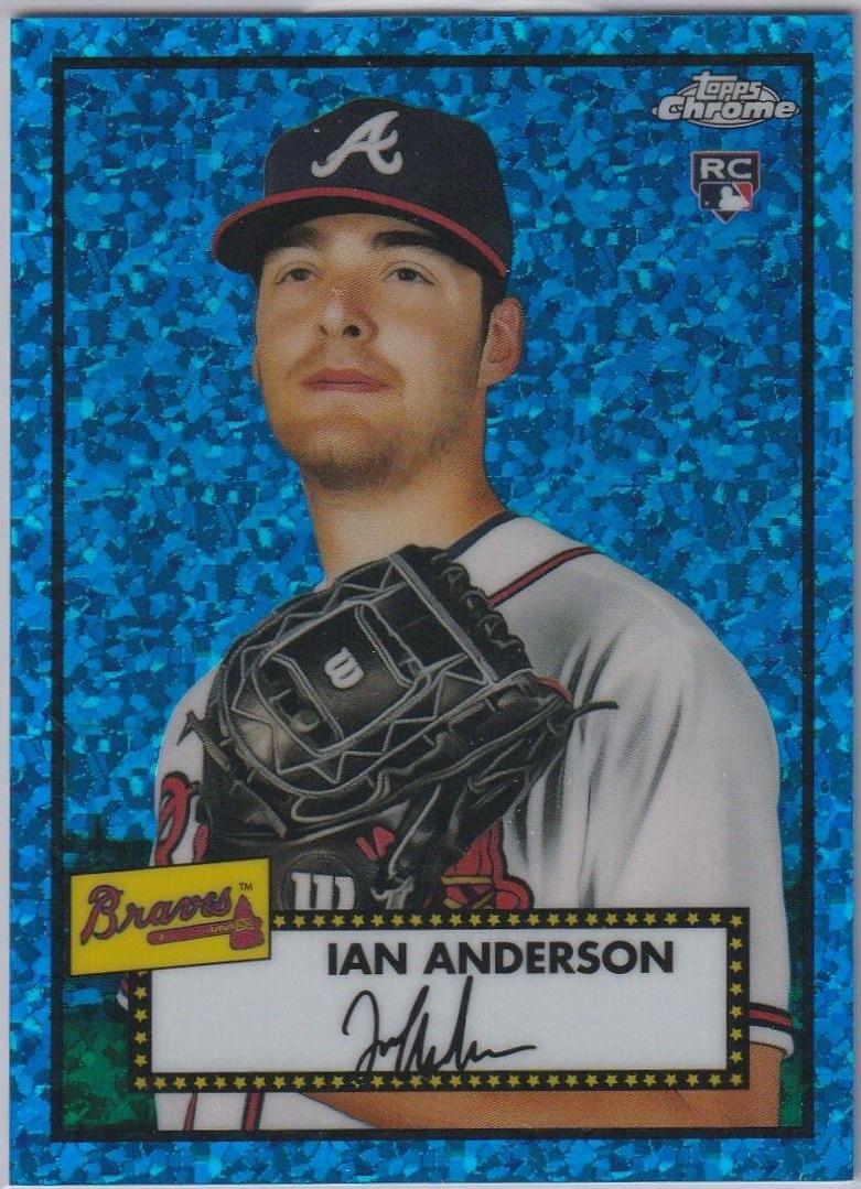 Ian Anderson [Blue Mini Diamond] #11 Baseball Cards 2021 Topps Chrome Platinum Anniversary