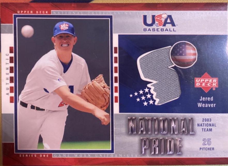 Jered Weaver #USA6 Baseball Cards 2003 Upper Deck USA Baseball National Team