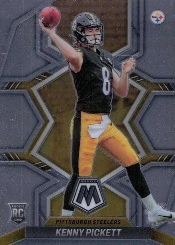 Kenny Pickett 2022 Panini sold Mosaic Rookie Silver Variation - 301V - Steelers